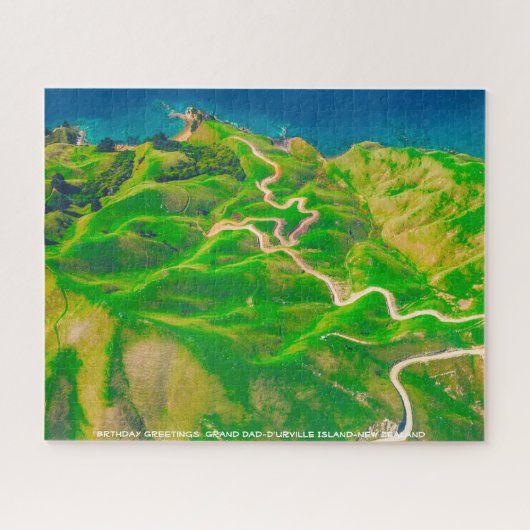 ドルヴィル島 – ニュージーランド ジグソーパズル (横)