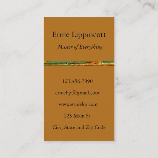 ドル建て大札 名刺 (裏面)