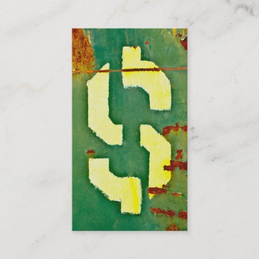 ドル建て大札 名刺 (正面)