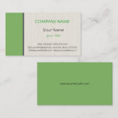 ドル手形プロフェッショナルエレガントモダン 名刺 (正面/裏面)