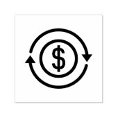 ドル払い戻しスタイル セルフインキングスタンプ (デザイン)