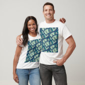 ドル紙幣：シームレスなマネーパターン Tシャツ (ユニセックス)