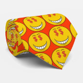 ドル記号の顔の首のタイ ネクタイ (ロール)