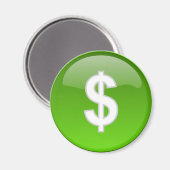ドル記号マグネット マグネット (正面/裏面)