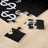 ドル記号($)のシャワー ジグソーパズル (側面)