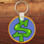 ドル記号 キーホルダー (正面)