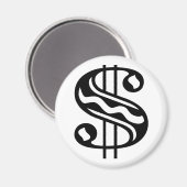 ドル記号 マグネット (正面/裏面)