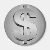 ドル記号 マグネット (正面)