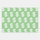 ドル記号 ラッピングペーパーシート (正面3)