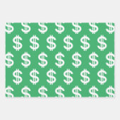 ドル記号 ラッピングペーパーシート (正面2)