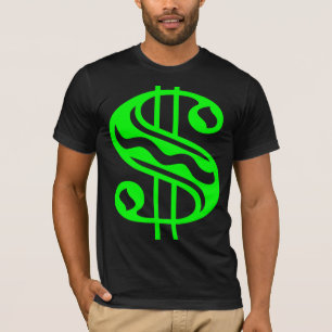 ドル記号 – 緑 Tシャツ