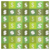 ドル通貨記号パターン ファブリック (見本)