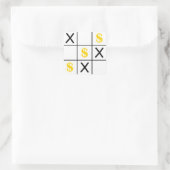 ドルTic Tac Toe スクエアシール (バッグ)
