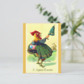 ドレおもしろいスはがきヴィンテージイースターの鶏 シーズンポストカード (スタンド正面)