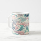 ドレイクお洒落ス：パステルドラゴンファンタジー コーヒーマグカップ (正面左)