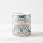 ドレイクお洒落ス：パステルドラゴンファンタジー コーヒーマグカップ (中央)