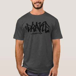 ドレイクカリグラフィーグラフィティストリートアートヒップホップ友達 Tシャツ