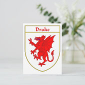 ドレイクコート/家紋 ポストカード (スタンド正面)