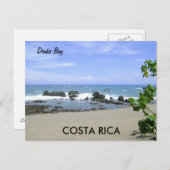 ドレイクベイ，オサ半島，コスタリカ葉書 ポストカード (正面/裏面)