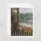 ドレイク絵画ローホールから来た壁画の写真や写真バートンオン ポストカード (正面/裏面)