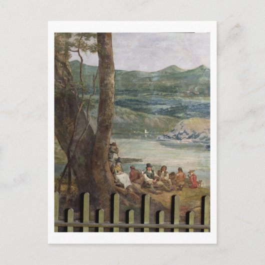 ドレイク絵画ローホールから来た壁画の写真や写真バートンオン ポストカード (正面)