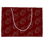 ドレイデルハヌカーグリッター ラージペーパーバッグ (裏面)