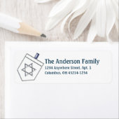 ドレイデルハヌカー住所 シールd9 ラベル (インサイチュ)