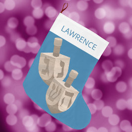 ドレイデル素朴オークハヌッカクリスムカ子供へー ラージクリスマスストッキング