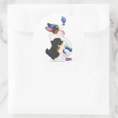 ドレイドステッカーを回す ラウンドシール (バッグ)