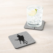 ドレサージ馬及びライダーシルエットコースターセット コースター (右側)