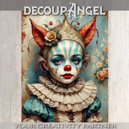 ドレスお洒落の子 – デコページ – 薄葉紙