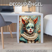 ドレスお洒落の子 – デコページ – 薄葉紙