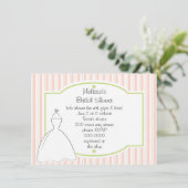 ドレスかわいらしスケッチ 招待状 (スタンド正面)