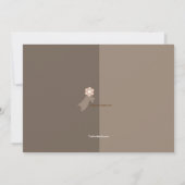 ドレスとタキシードの招待状 招待状 (裏面)