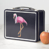 ドレスとヴェールを纏ったフラミンゴ メタルランチボックス (インサイチュ)