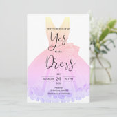 ドレスにイエス 招待状 (スタンド正面)