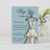 ドレスにイエス 招待状 (スタンド正面)