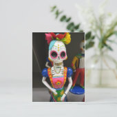 ドレスのスケルトン ポストカード (スタンド正面)