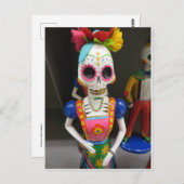 ドレスのスケルトン ポストカード (正面/裏面)