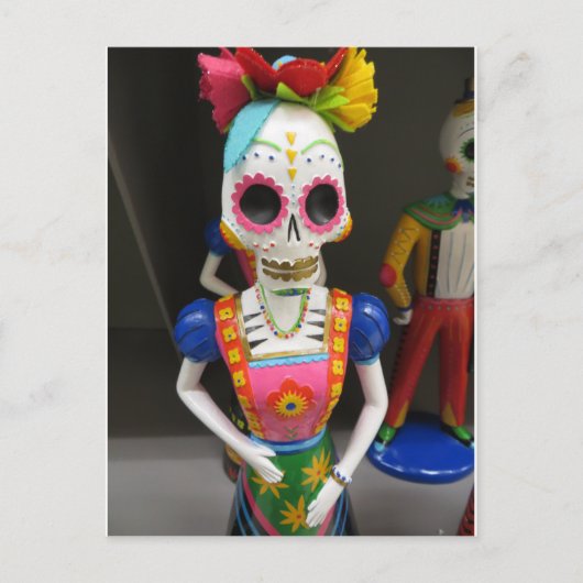 ドレスのスケルトン ポストカード (正面)