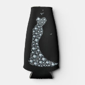 ドレスのフォーマルな輝きの女性 - ボトルクーラー (正面)