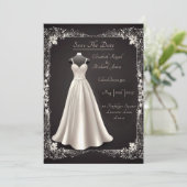 ドレスを思い出結婚す日 招待状 (スタンド正面)