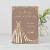 ドレスを思い出結婚す日 招待状 (スタンド正面)