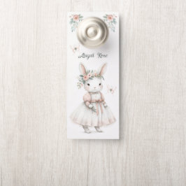 ドレスを着たバニー ドアノブサイン