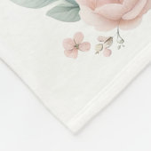 ドレスを着たバニー フリースブランケット (角)