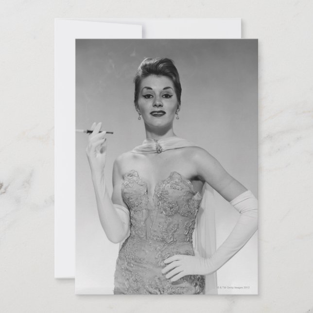 ドレスを着た女性 (正面)