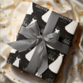 ドレスを着た花嫁の結婚前お披露目パーソナライズギフト ラッピングペーパー