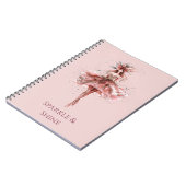 ドレスを着た輝く少女 ノートブック (左側)