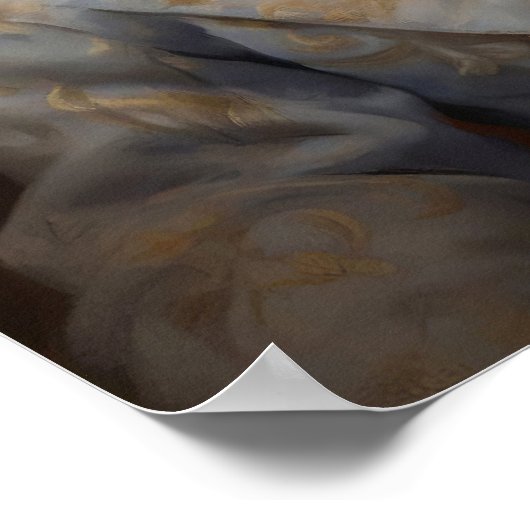 ドレスアップした動物のプリント、ロイヤルラビット ポスター (角)