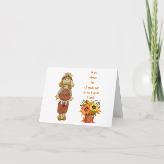 「ドレスアップしておもしろい」する時だ カード (正面)